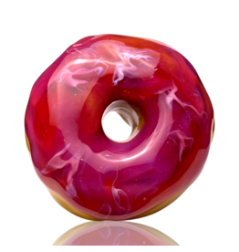 KGB Glass KGB Glass Marbled Grape Donut Pipe