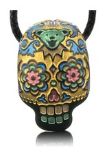 Joei Masataka Joei Masataka Gold Sugar Skull Glass Pendant