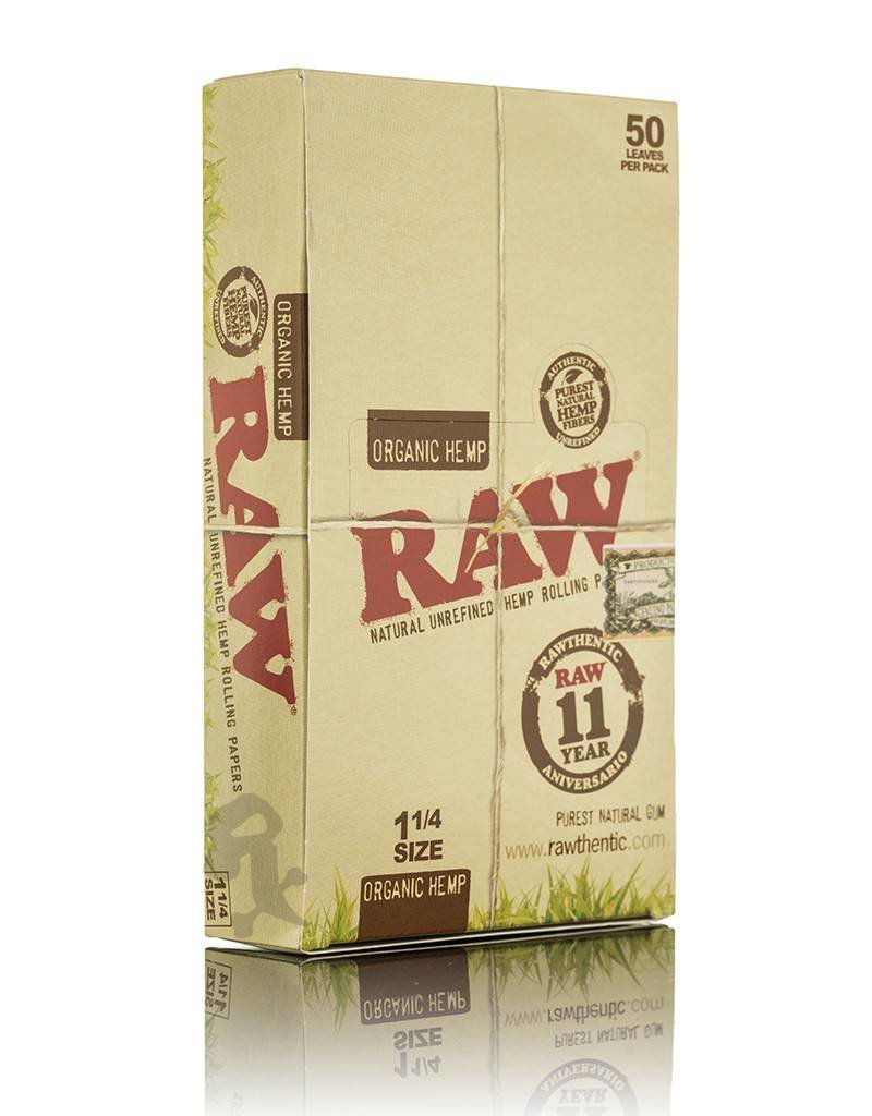 Raw RAW  1 1/4  Organic Hemp 24/Box