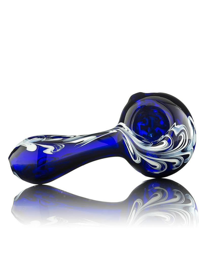 Hand Painted Glass Pipe Tobacco Smoking Pipe Glass Spoon Hand Pipes Dry  Herb Piece Pipe