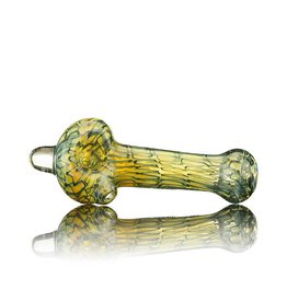 Nelson Glassworks Spoon Pipe by Nelson Square Coil Glass Spoon Pipe 2 - Inside Out