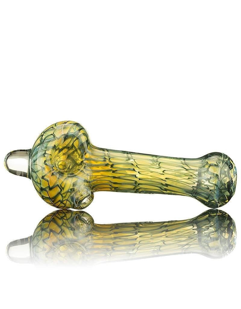 Nelson Glassworks Spoon Pipe by Nelson Square Coil Glass Spoon Pipe 2 - Inside Out