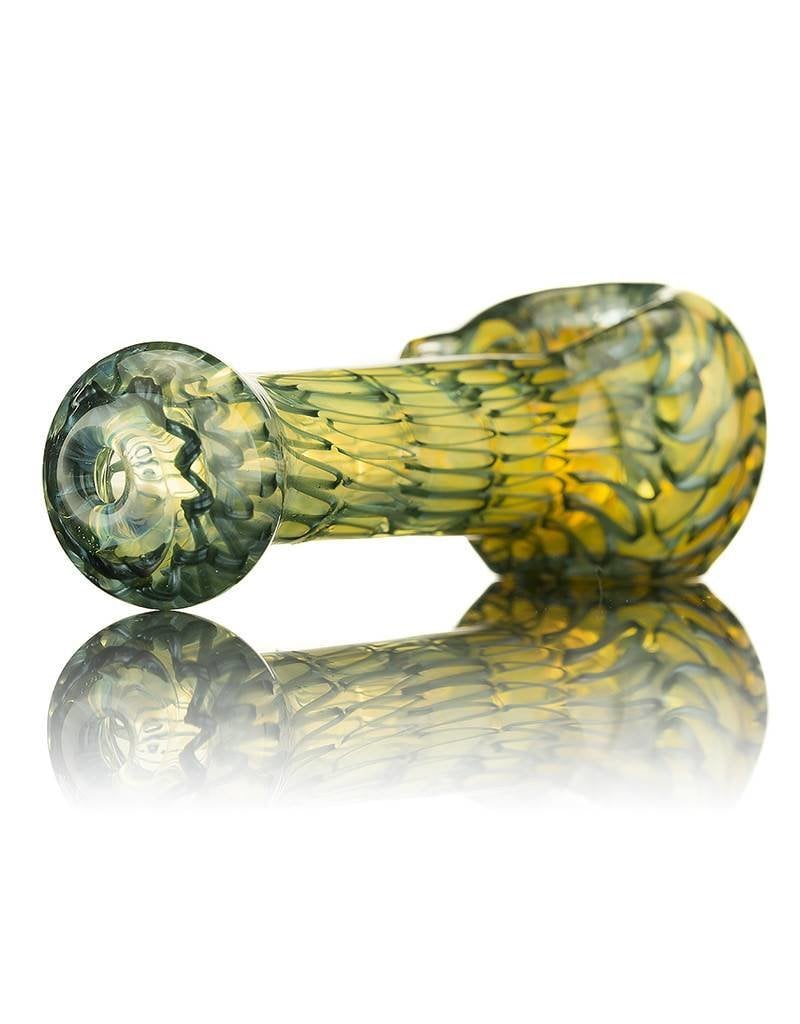 Nelson Glassworks Spoon Pipe by Nelson Square Coil Glass Spoon Pipe 2 - Inside Out