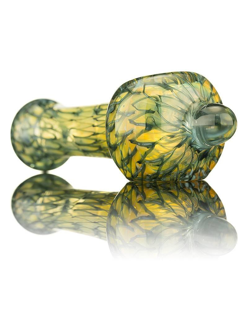 Nelson Glassworks Spoon Pipe by Nelson Square Coil Glass Spoon Pipe 2 - Inside Out