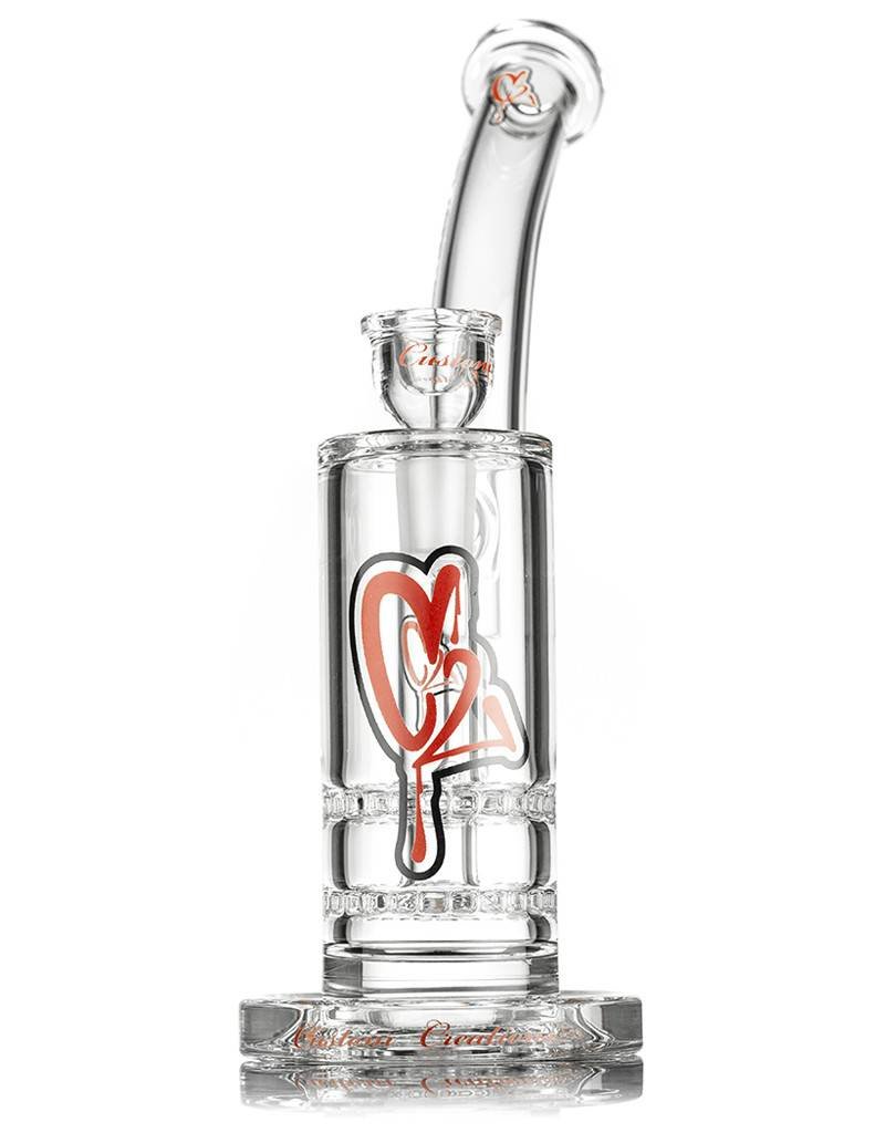 Custom Creations C2 14mm Double Ratchet Bubbler 50mm Custom Creations