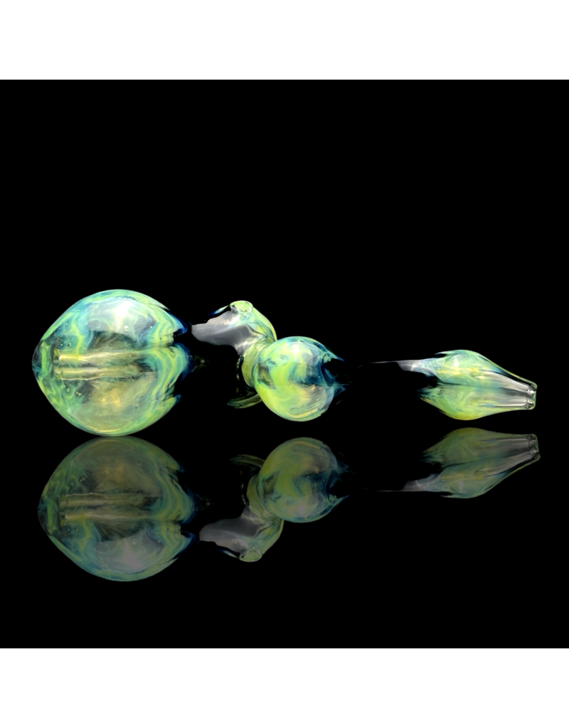 Rainbow Gabe Dual Color Sangy Layback Bubbler B