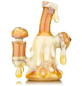 BEAK Glass SOLD Beak Faceted Honey Dab Rig Set w/ Pelican 1120