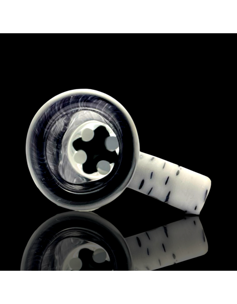 Witch DR 18mm Shaped Betula Birch 4-Hole Slide by Witch DR Studio