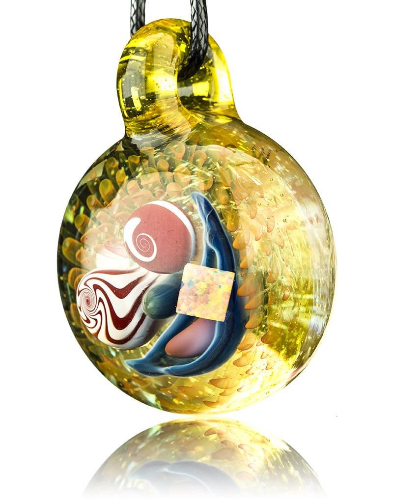 Mike Gong Mike Gong Gold Acid Eater Pendant