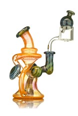 Steve Sizelove SOLD Steve Sizelove Orange Bubbletrap Recycler