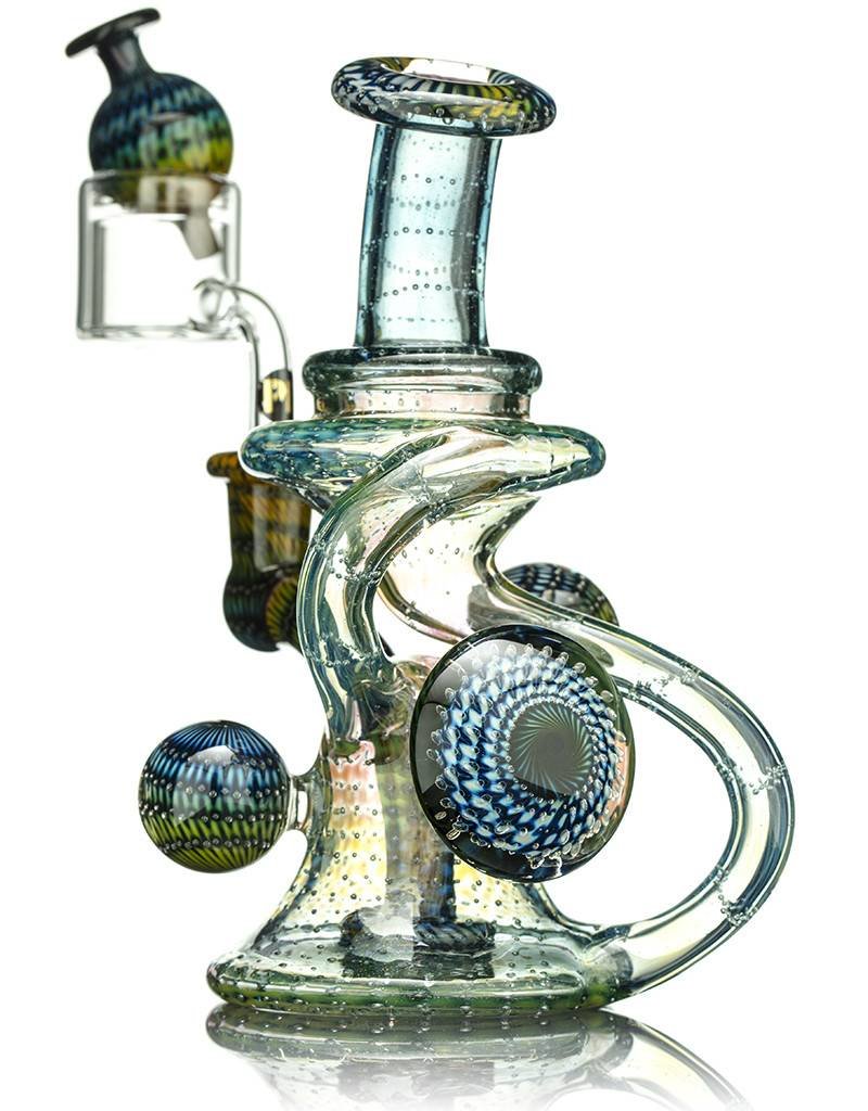 Steve Sizelove SOLD Steve Sizelove Blue Bubbletrap Recycler