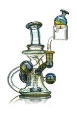 Steve Sizelove SOLD Steve Sizelove Blue Bubbletrap Recycler