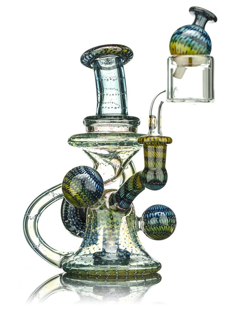 Steve Sizelove SOLD Steve Sizelove Blue Bubbletrap Recycler