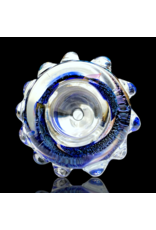 18mm Worked Dichro Bubble Slide (A) Rainbow Gabe