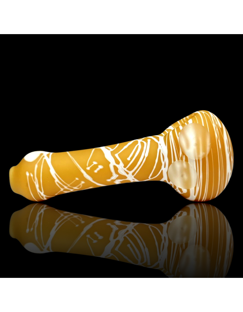 Koy Glass Koy SB Butterscotch Splatter Pipe