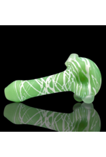 Koy Glass Koy SB Jade Green Splatter Pipe