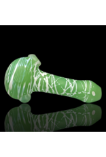 Koy Glass Koy SB Jade Green Splatter Pipe