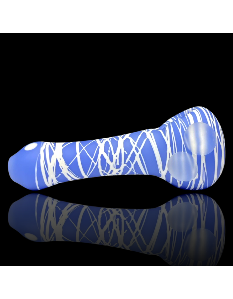 Koy Glass Koy SB Milky Blue Splatter Pipe