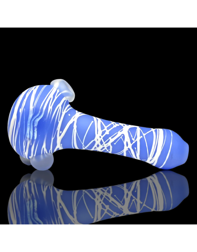 Koy Glass Koy SB Milky Blue Splatter Pipe