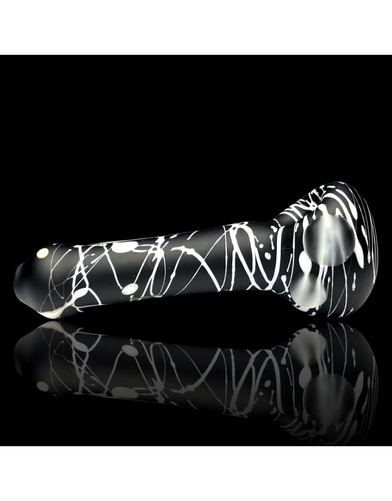 Koy Glass Koy SB Black Splatter Pipe