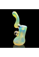Witch DR Wholesale Silver Fume Upright Skull Bubbler Witch DR