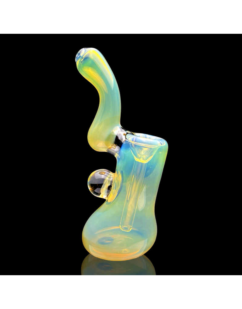 Witch DR Wholesale Silver Fume Upright Skull Bubbler Witch DR