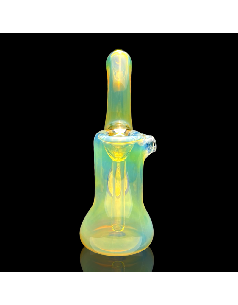 Witch DR Wholesale Silver Fume Upright Skull Bubbler Witch DR