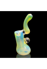 Witch DR Wholesale Silver Fume Upright Skull Bubbler Witch DR