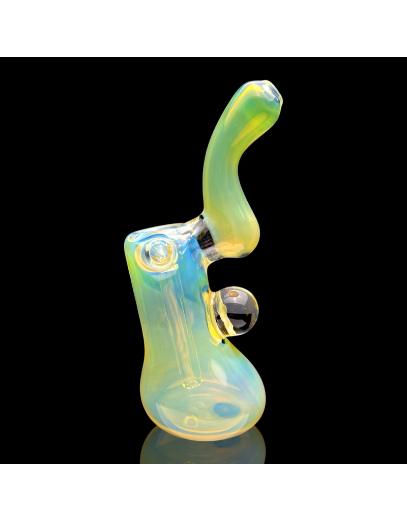 Witch DR Wholesale Silver Fume Upright Skull Bubbler Witch DR