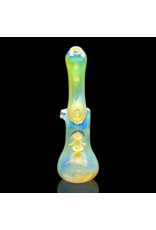 Witch DR Wholesale Silver Fume Upright Skull Bubbler Witch DR