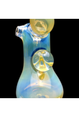 Witch DR Wholesale Silver Fume Upright Skull Bubbler Witch DR