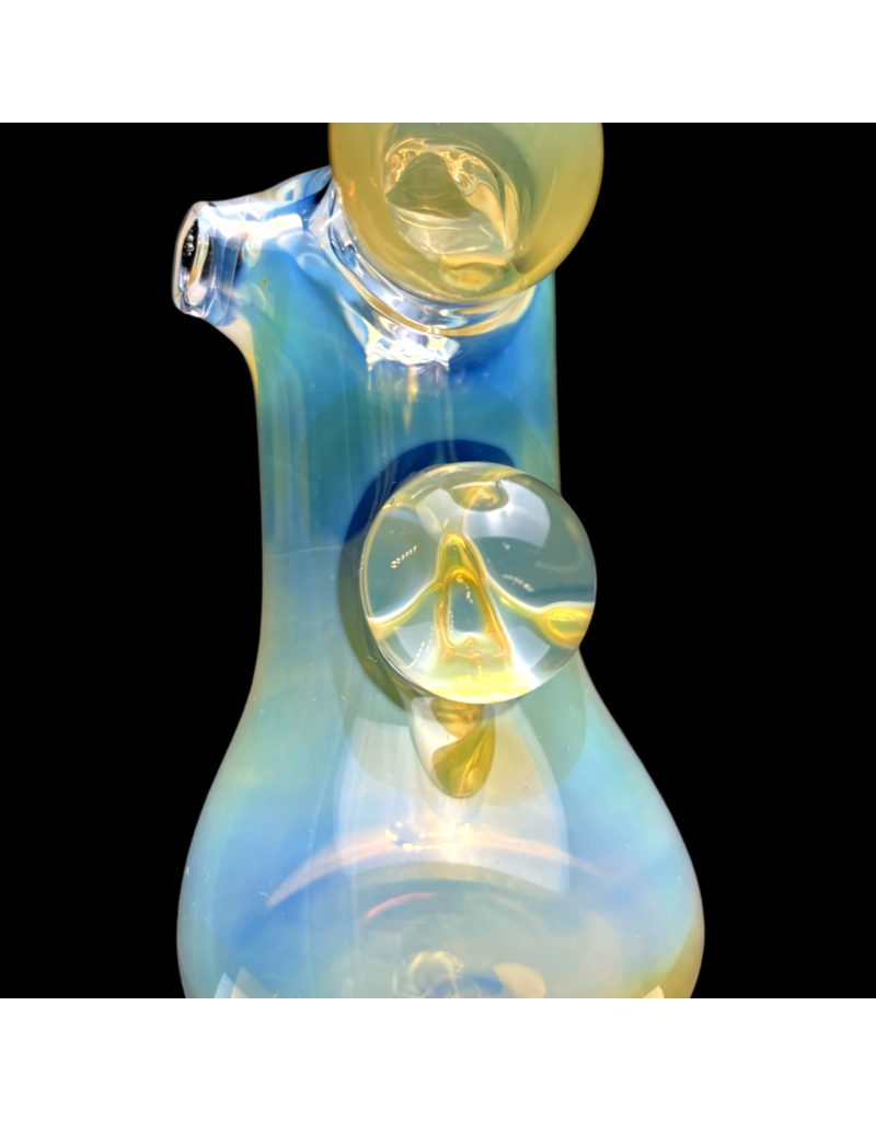 Witch DR Wholesale Silver Fume Upright Skull Bubbler Witch DR