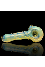 Koy Glass Wholesale Silver Fume Scroll Pipe Koy Glass