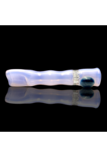 Jade Pink Honeycomb Chillum by Blazing Blue