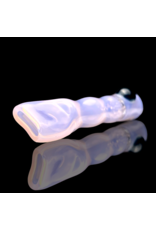 Jade Pink Honeycomb Chillum by Blazing Blue