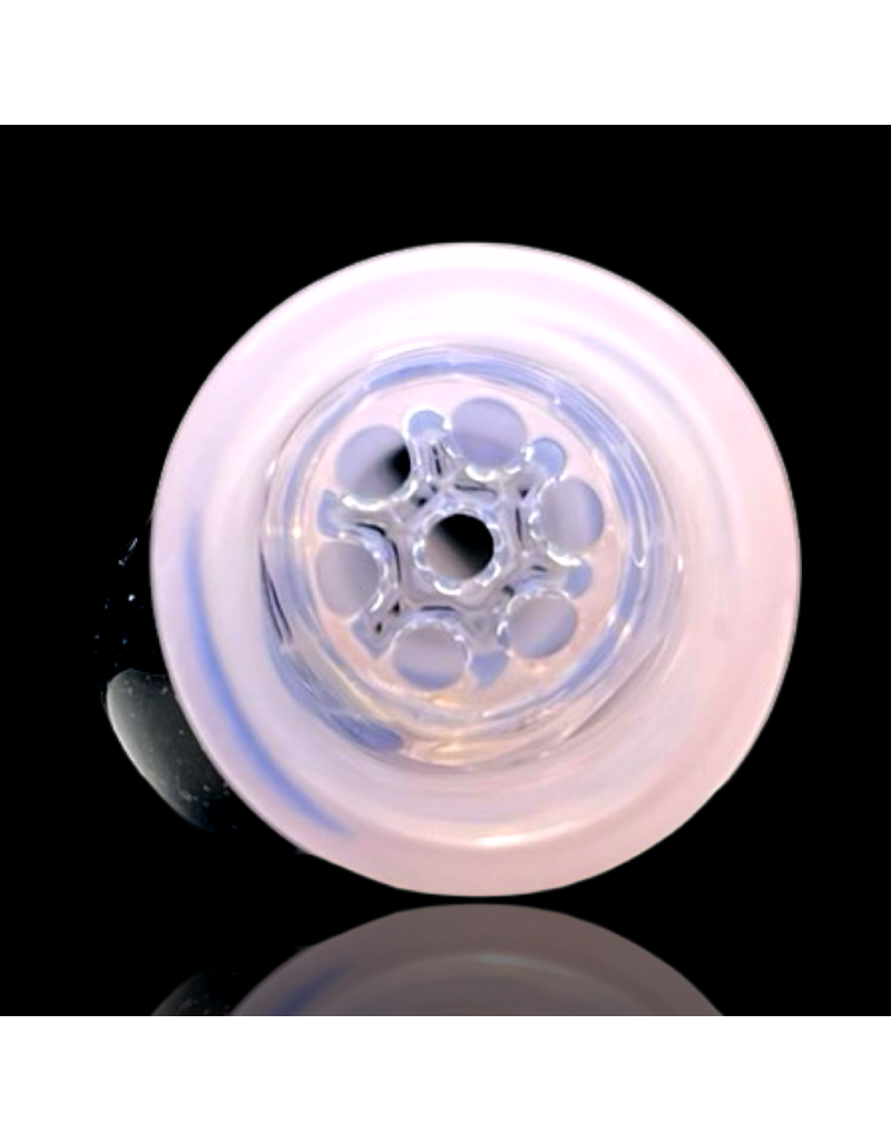 Jade Pink Honeycomb Chillum by Blazing Blue