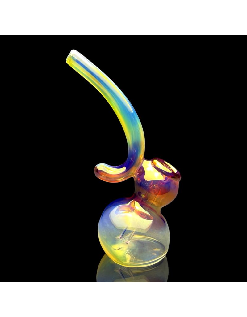 Wholesale Gold & Silver Fume Upright Bubbler Travy Buddy
