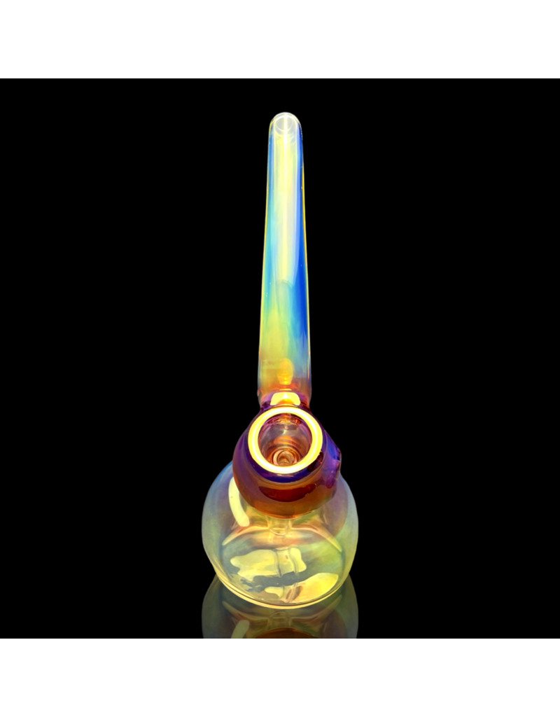 Wholesale Gold & Silver Fume Upright Bubbler Travy Buddy