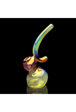 Wholesale Gold & Silver Fume Upright Bubbler Travy Buddy
