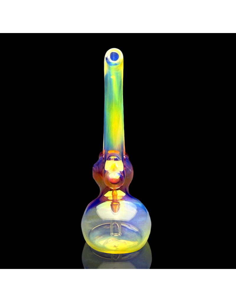 Wholesale Gold & Silver Fume Upright Bubbler Travy Buddy