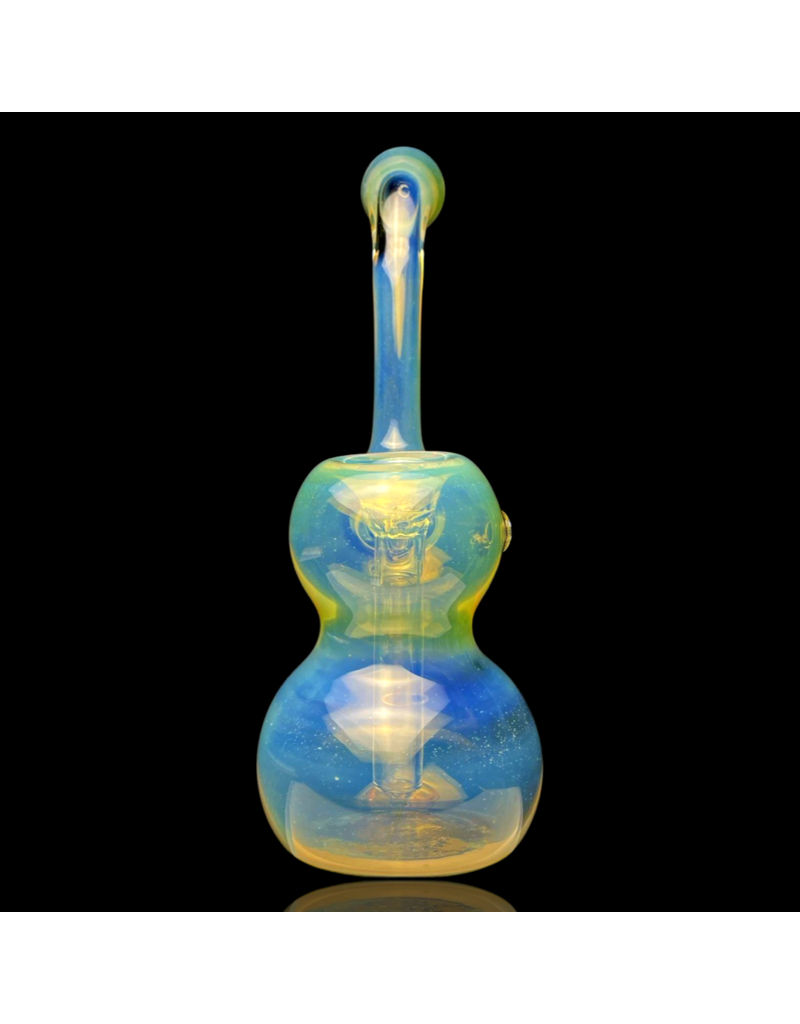 Wholesale Jumbo Silver Fume Upright Bubbler Rainbow Gabe