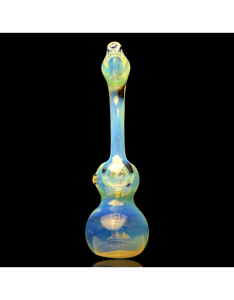 Wholesale Jumbo Silver Fume Upright Bubbler Rainbow Gabe