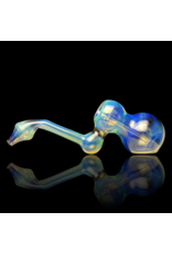 Jumbo Silver Fume Layback Bubbler Rainbow Gabe