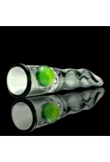 Smoke Honeycomb Chillum by Blazing Blue Glass