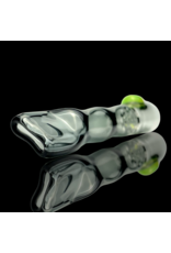 Smoke Honeycomb Chillum by Blazing Blue Glass