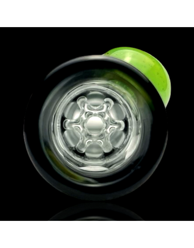 Smoke Honeycomb Chillum by Blazing Blue Glass