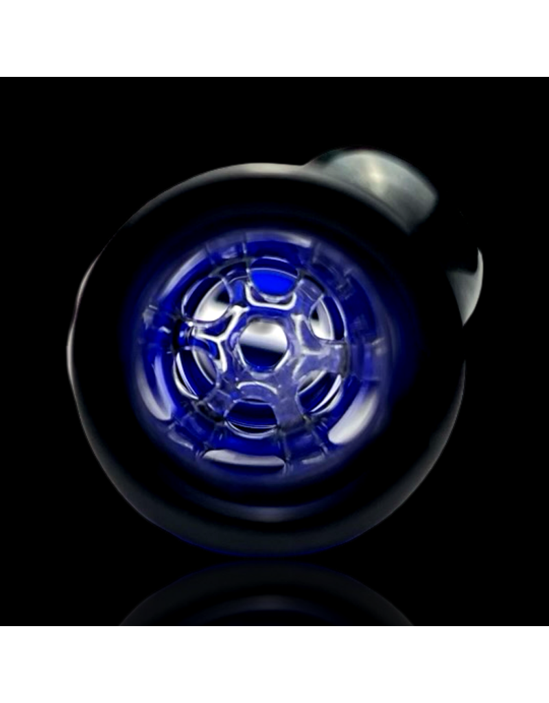 Cobalt Honeycomb Chillum by Blazing Blue