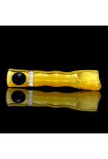 Amber Honeycomb Chillum by Blazing Blue