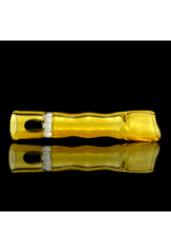 Amber Honeycomb Chillum by Blazing Blue