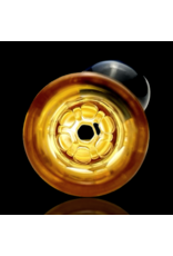 Amber Honeycomb Chillum by Blazing Blue